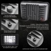 CHUSYYRAY 4PCS 4x6'' LED Headlights Hi/Lo Beam For Freightliner 1988-2010