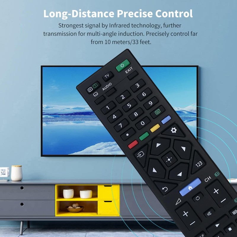 RMT-TX440E Replacement Remote Control for Sony KD-65X80K KD-65X82K KD-65X89K KD-43X82K