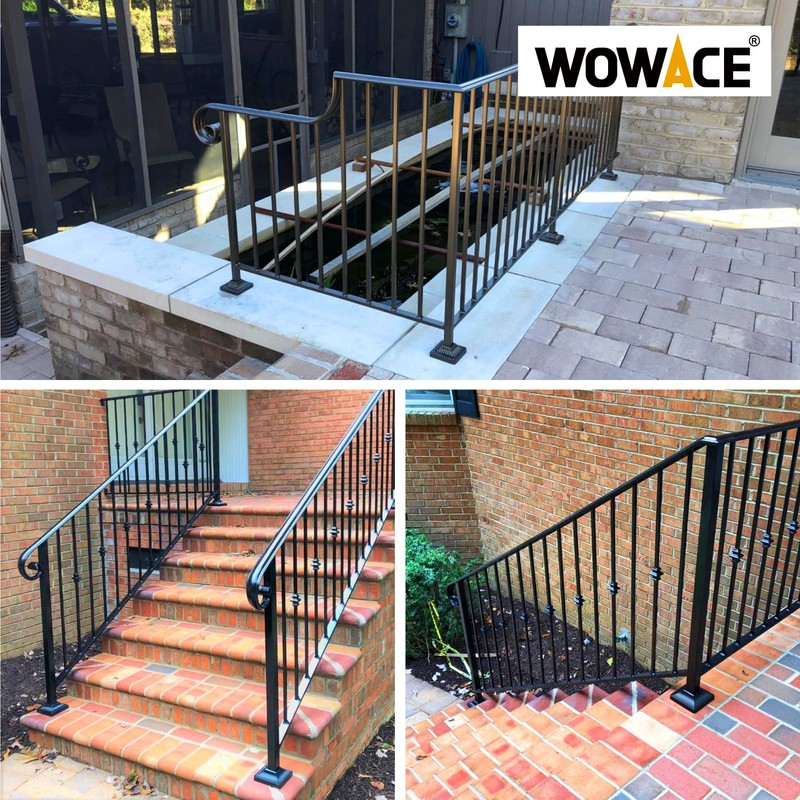 WOWACE Aluminium Deck Post Cover, for Handrail, Stail, Porch Deck