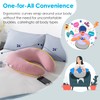 QUEEN ROSE Reading Pillow for Gaming, Lap Desk Pillow for