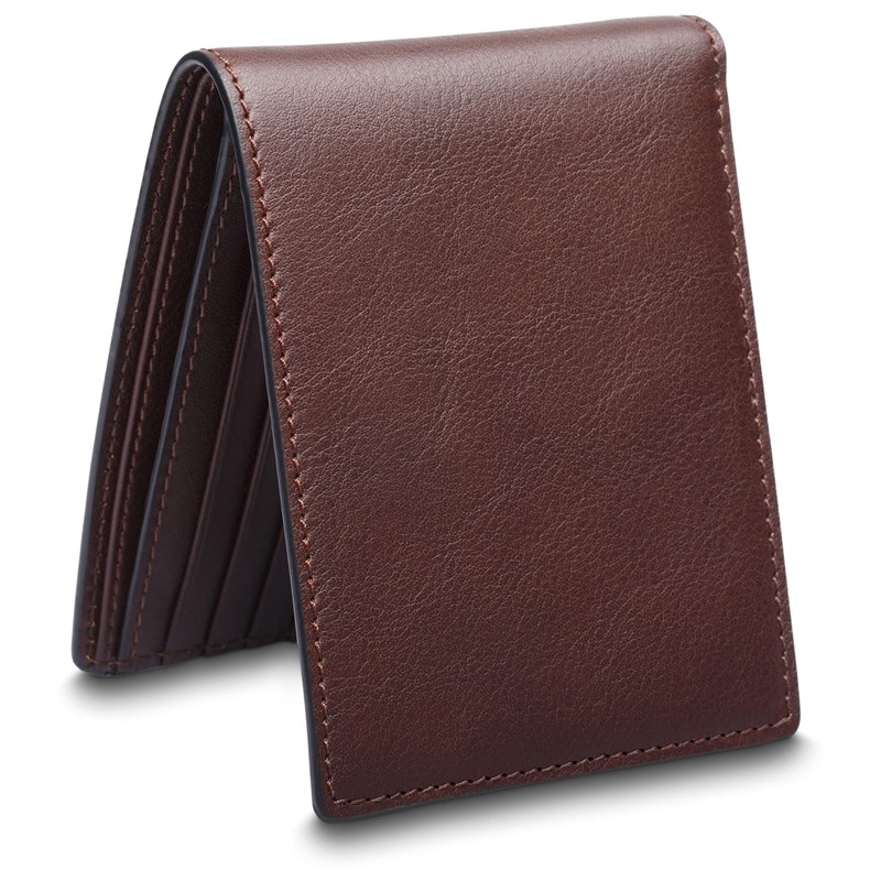 Bosca Navayo Slim 10 Pocket Wallet w/Removeable Flip I.D Passcase