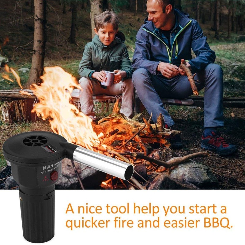 Blower Mighty Mini Low Noise Powered BBQ Fan Air Blower