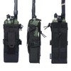 IDOGEAR Tactical Molle Radio Pouch Radio Case Holder for Vest