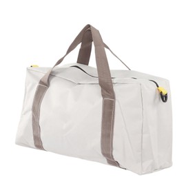 Canvas Tool Bag with Wide Mouth, Grey, Waterproof Storage Handbag with High Capacity for Woodworking (20 Inch)