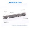Hamans Titanium Pry Bar with Nail Puller Bottle Opener Function