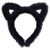Bonnie Z. Leonardo Plush Cat Ears Headband Black