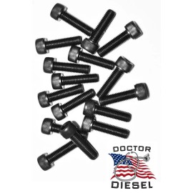 Doctor Diesel USA 16x Aftermarket Exhaust Manifold Allen Head Bolts 6.6L Duramax Chevy GMC 01-16