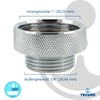 tecuro Adaptor Adaptor for Spouts on Fittings, Male Thread 3/4