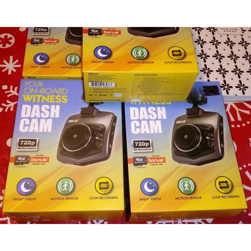 Pilot Automotive 1 NEW Pilot Dash CAM Camera includes a