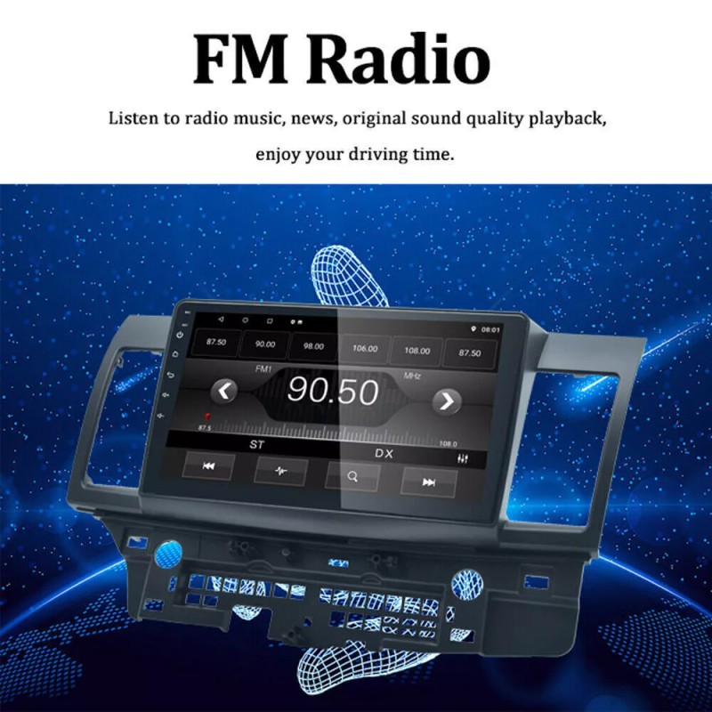 Unbranded 64G For Mitsubishi Lancer 2008-2015 Android 13 CarPlay Car