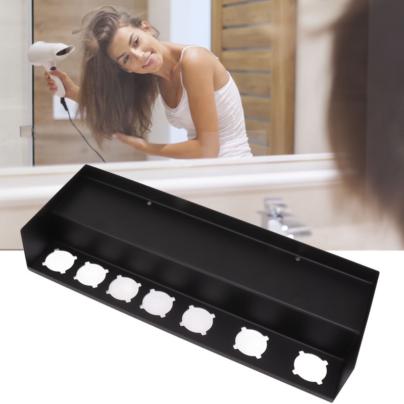 Electric Hair Dryer Rack Wall Mount Hair Tool Organizer Curling