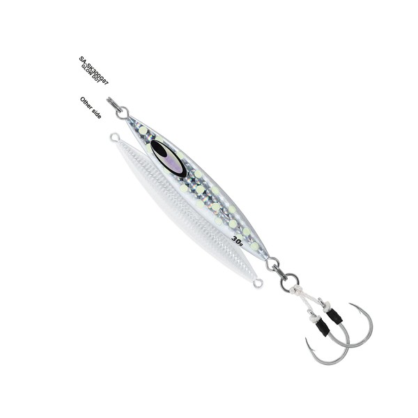 Daiwa SA-SK170G07 Metal Jig, Color: Glow Dot, 6 Oz, 7/0