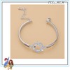 FEELMEM Adoption Jewelry Adoption Symbol Heart Triangle Charm Bracelet DNA
