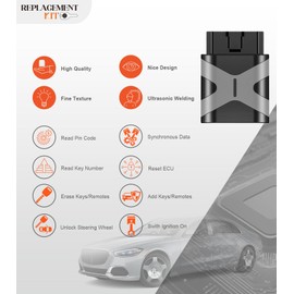 Extra-Partss DIY Key Programmer and Flip Remote Replacement for Ford N5F-A08TAA fits Fusion 2013 2014 2015 2016 Add a New Key (4 Btn - Trunk Release)