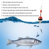 YOTO Bobber Stops for Fishing,Float Bobber Stops String Knots&Fishing Glow