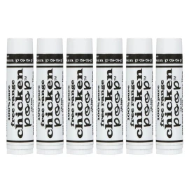 Simone Chickenbone Chicken Poop Lip Junk Simone Chickenbone 100% Natural Moisturizer *6 Pieces