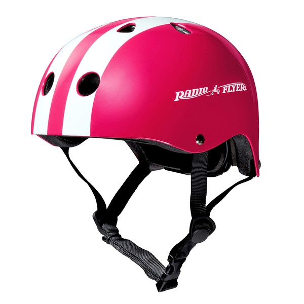 Radio Flyer Pink Helmet, Toddler or Kids Helmet for Ages 2-5 (AC100P)