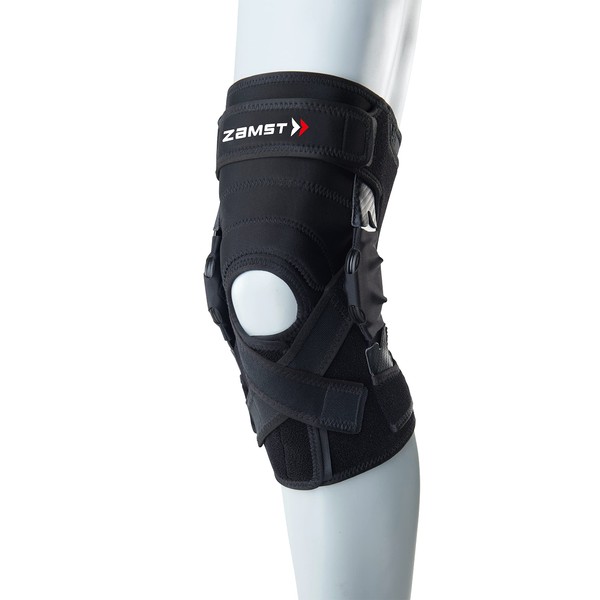 Zamst ZK-X Knee Support - Extra Strong Compression Knee Support with Hinge for Sprains of ACL MCL LCL - Bandage Knee Volleyball Skiing - Against Excessive Lateral and Medial Movements