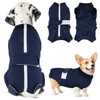 SlowTon Dog Surgery Recovery Suit, Dog Cone E-Collar Alternative After