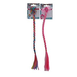 2 x My Little Pony Rainbow Dash & Pinkie Pie Bobble Ponio With Long Braid