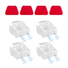 Ohleats 4PCS Deer Whistles for Car, Automotive Save a Deer Whistles to Avoid Collisions, Vehicle Deer Warning Devices Horn Sensor, Universal Animal Alert Car Accessories (White, 4 PCS)
