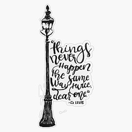 C.S. Lewis quote Bumper Sticker Vinyl Decal 5 inches