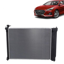 Vantage Auto Parts - Radiator Compatible With Hyundai Sonata 2015-2019 | Plastic Tank | Aluminum Core | With Transmission Cooler | HY3010194 | 25310C2000