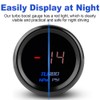 WATERWICH 2" 52mm Turbo Boost Gauge KPA/PSI Red for Car