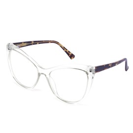 FEISEDY Trendy Cateye TR90 Blue Light Blocking Spring Hinges Computer Glasses Women B2676