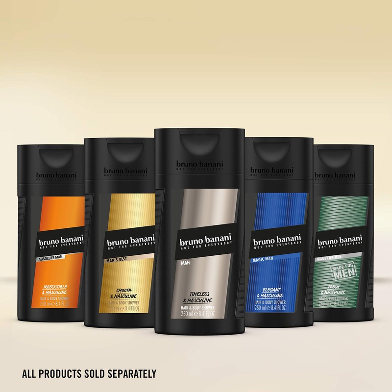 bruno banani MAN'S BEST Shower Gel, 1-pack (1 x 250