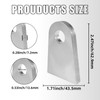 4-Pack Heavy-Duty Weld-On Shock Tabs,Universal Mounting Brackets with 1/2" Center