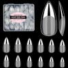 Medium Stiletto Soft Gel Nail Tips, BORNBYME 240 PCS Pre