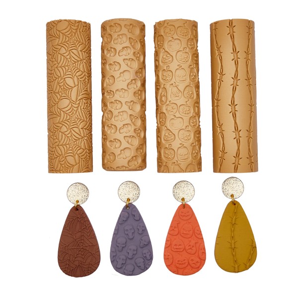 LiiCutters - Polymer Clay Texture Roller Set for Earrings Jewelry