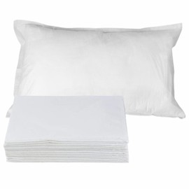 Disposable Pillow Case - Single-use Pillow Cover for Clinic Travel Beauty Salon Spa Dental, 31.5" x 19.5", 100 Pcs