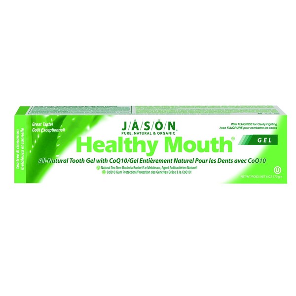 Jason Natural Products Healthy Mouth Plus CoQ10 Gel Toothpaste, 6 Ounce - 6 per case.