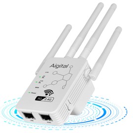 WLAN Repeater, 1200 Mbit/s WLAN Verstärker (867MBit/s 5GHz + 300MBit/s 2,4GHz) mit Ethernet, Internet Extender Booster kompatibel zu Allen WLAN Geräten-Erhöht WLAN-Reichweite-Deutsch Handbuch
