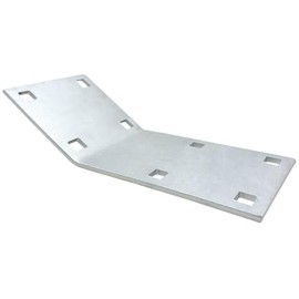 Dock Hardware 135 Degree Dock Angle Bracket – (DH-IN135) – USA Made Galvanized Steel, 1/4″ Thick, 8″ x 5″ Legs, for Angled Walk Off Dock Corners