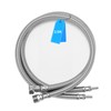 Solimeta Push-To-Connect Stainless Steel Hose Kit for Under Sink Water