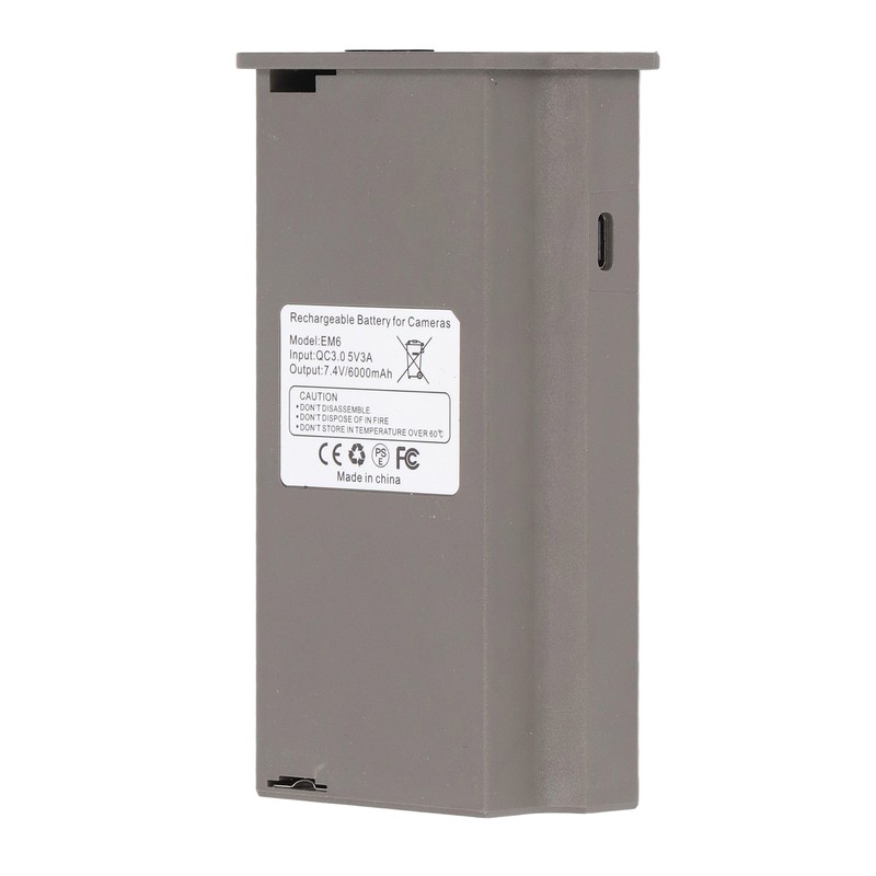 Trail Camera Battery Pack 6000mAh Cellular Trail Camera Rechargeable Lithium