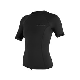 ONeill Womens Thermo-X Short Sleeve Top Black - U.P.F. 50+ UV protection - UV Sun Protection and SPF Properties Quick dry
