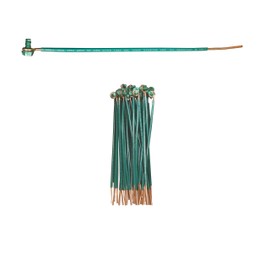 IDEAL Electrical 30-3404 #12 AWG, 6.5 in., Grounding Pigtails with Ground Screws (Pack of 50)