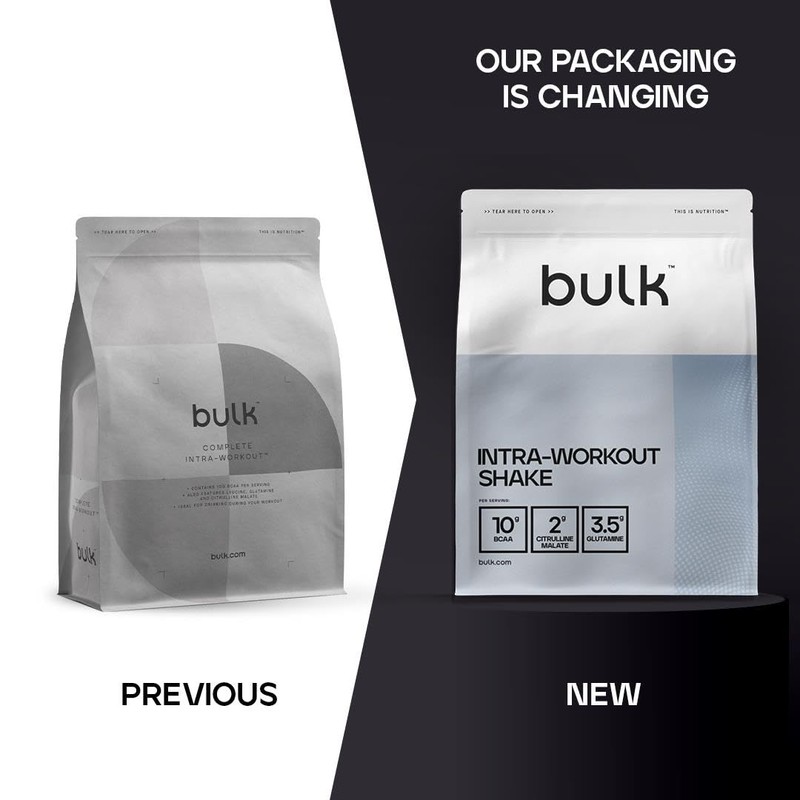 Bulk Complete Intra-Workout, BCAA, Apple and Raspberry, 500 g