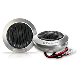 CT Sounds Meso 25mm 100 Watt Flush-Mount Silk-Dome Tweeters, Pair