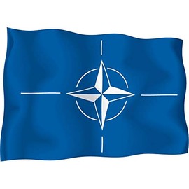 JJH Inc Magnet NATO Flag Flexible Vinyl Magnet Waterproof Car Magnetic Bumper Sticker 5"