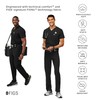FIGS Axim Cargo Scrub Pants for Men – Black, XL
