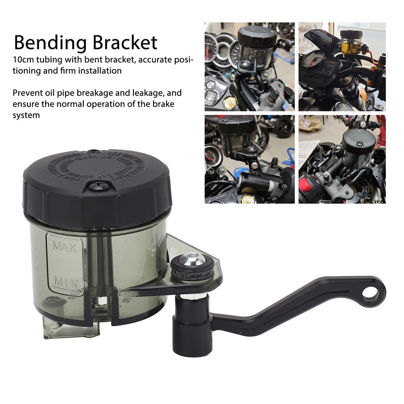 Motorcycle Front Brake Pump Oil Cup Clutch Cylinder Fluid Reservoir