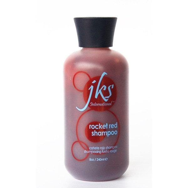 JKS Rocket Red Shampoo, Best red color shampoo, color shampoo, color enhancer shampoo, award winning 8oz