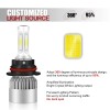 SHENKENUO 9007 HB5 LED Headlight Bulbs Kit 6000K White High