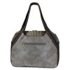 CHALA Handbags Large Bowling Tote Bag (Stone Grey) Dog Lovers