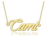 HUAN XUN Cami Necklaces Gold Name Necklace for Women Charm